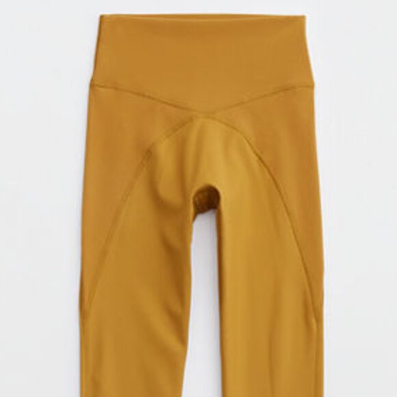 BOGO NWT Aerie OFFLINE Goals High Waisted Ribbed Legging Honey Size XL - Picture 4 of 6